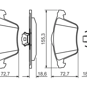 KLOCKI HAM. VOLVO P. C70/S40/V40/V50 04-/VECTRA C TURBO/OPC Ograniczona ilość