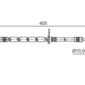 Darmowy zwrot PRZEWÓD HAM. ELAST. FORD P. FIESTA 1,25-1,6 08- LE